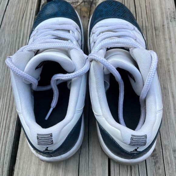 Air Jordan 11 Retro Low Snake Navy CD6846-102 Sneakers - Picture 6 of 8